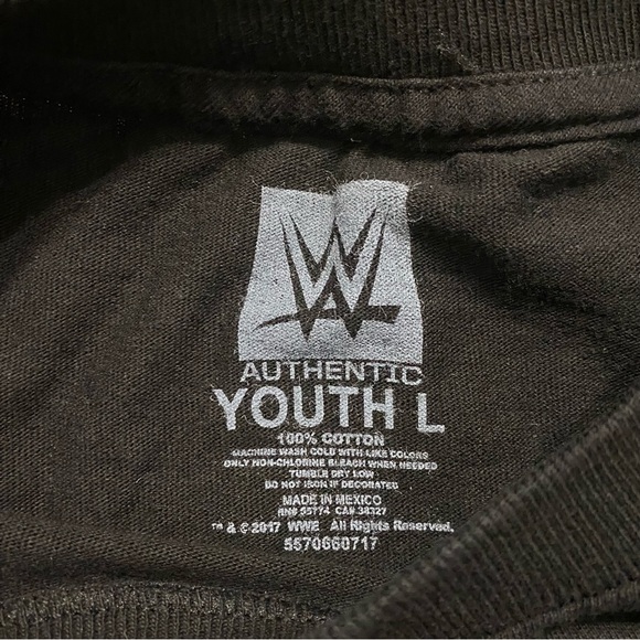 WWE Seth Rollins 2017 “Burn It Down” YOUTH Tee - Picture 4 of 7